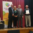 Don receiving winners certificate 9.5.2016. Cambridge Tree Trust